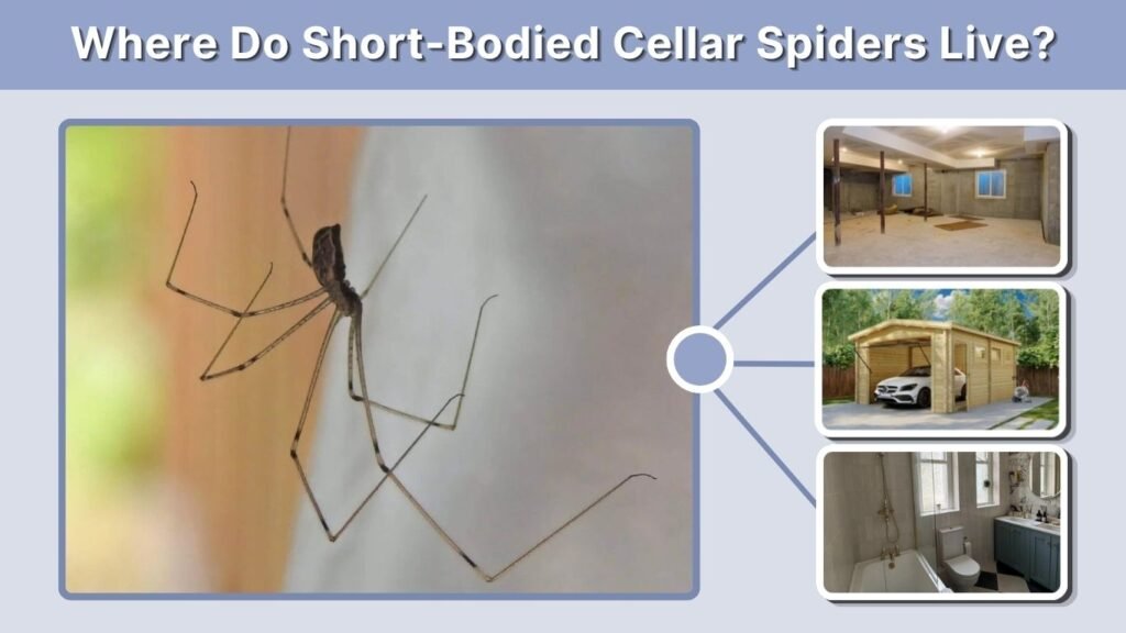 Where Do Short-Bodied Cellar Spiders Live?