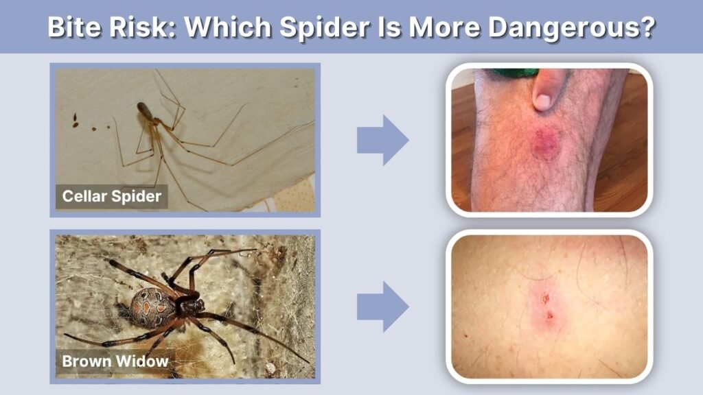 Bite Risk: Which Spider Is More Dangerous?