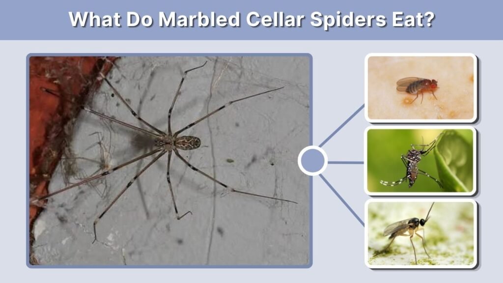 What Do Marbled Cellar Spiders Eat?