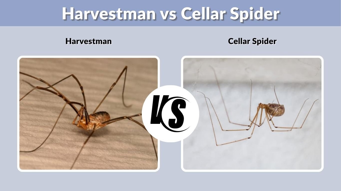 Harvestman vs Cellar Spider: How to Tell Them Apart