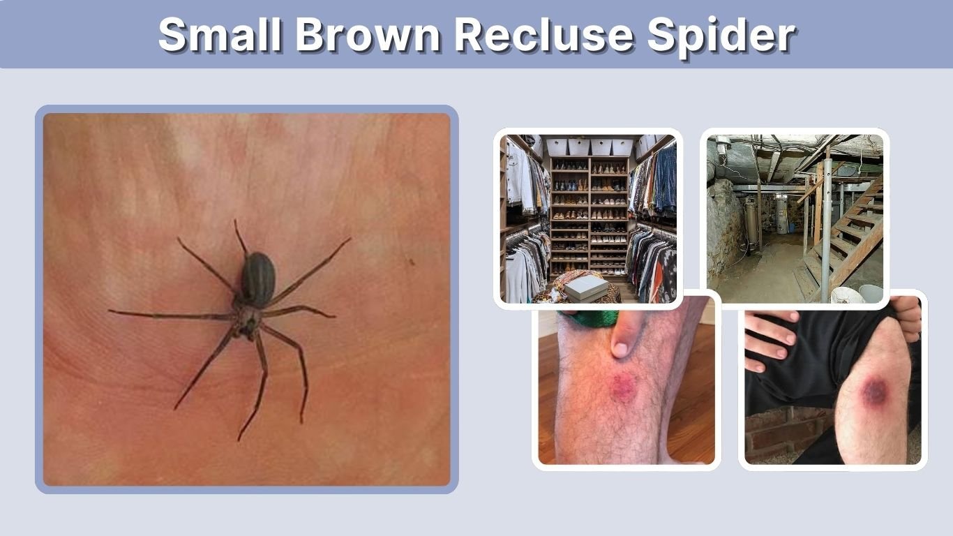 Small Brown Recluse Spider: Size, Bite and ID Guide