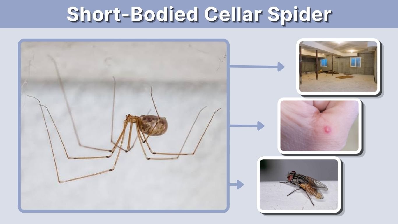 Short-Bodied Cellar Spider: Identification, Bite, and Facts