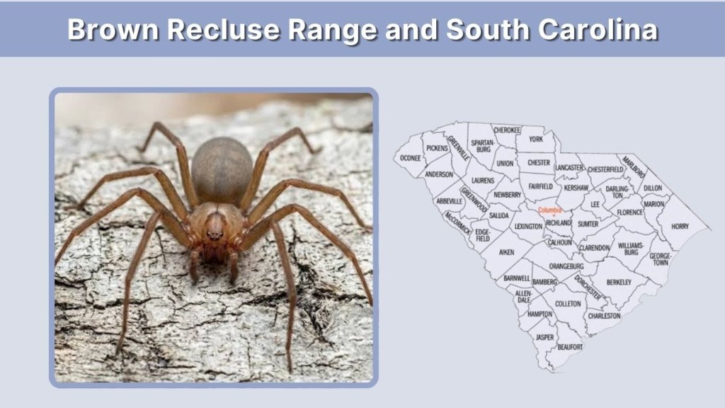 Brown Recluse Range and South Carolina