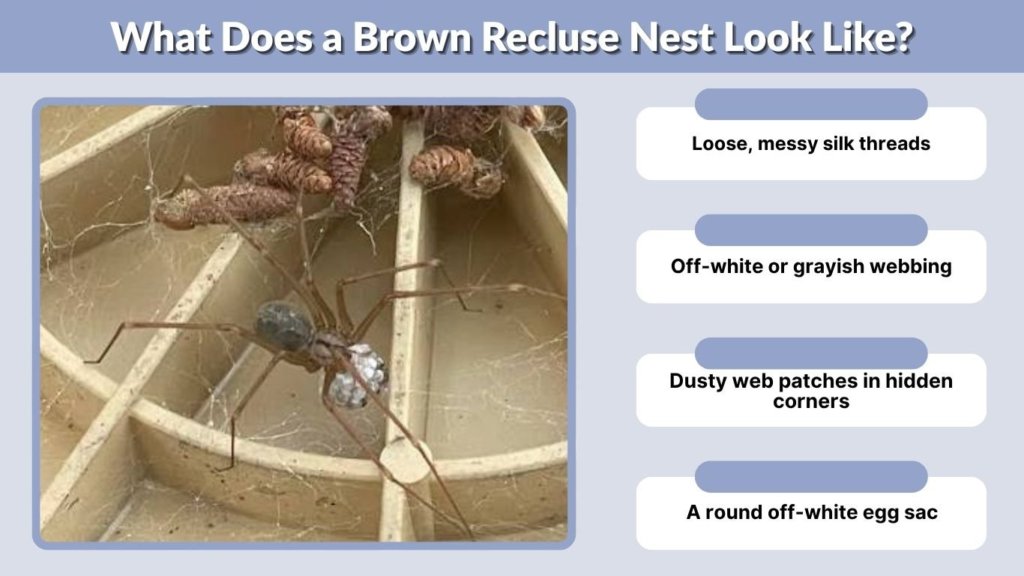 What Does a Brown Recluse Nest Look Like?