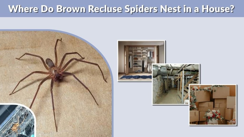 Where Do Brown Recluse Spiders Nest in a House?