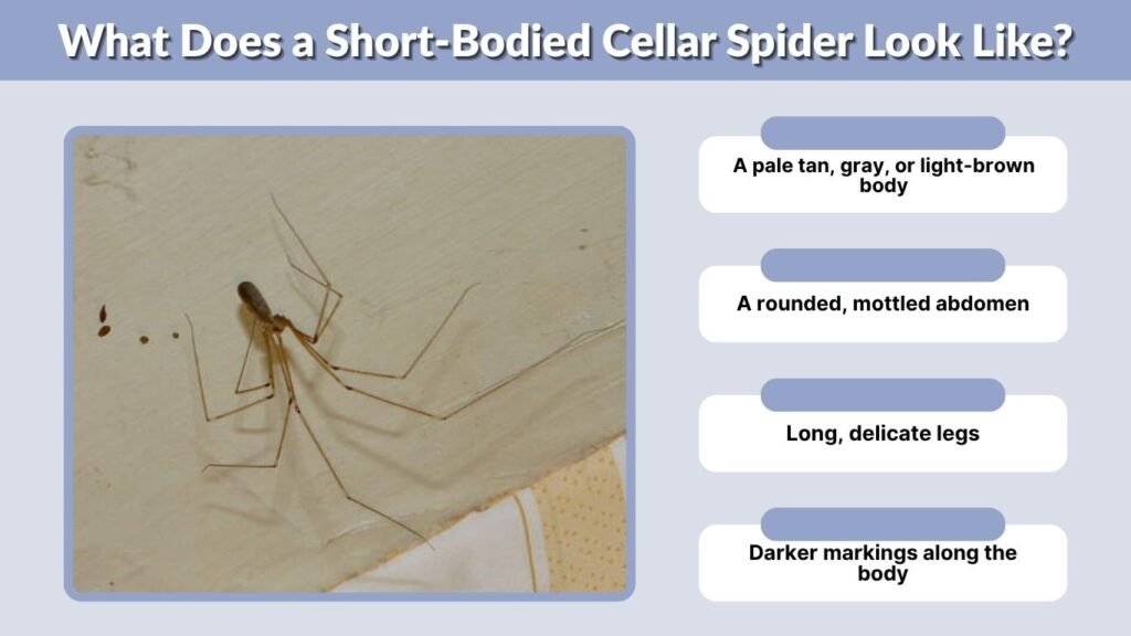 What Does a Short-Bodied Cellar Spider Look Like?