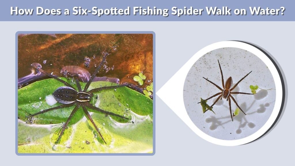 How Does a Six-Spotted Fishing Spider Walk on Water?