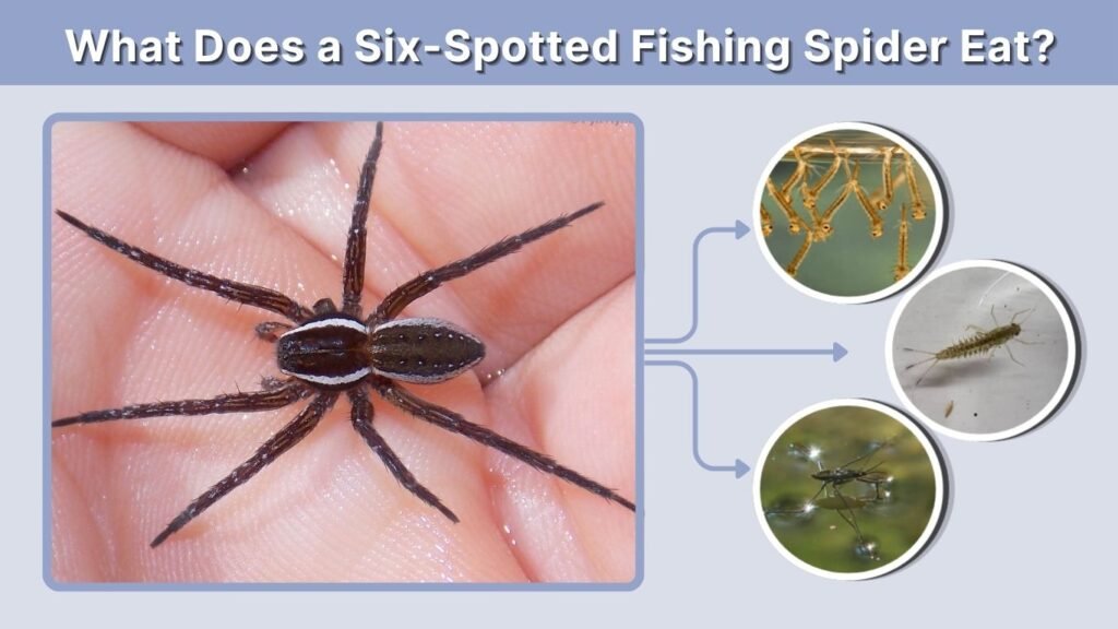 What Does a Six-Spotted Fishing Spider Eat?